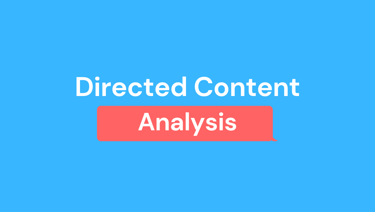 What is Directed Content Analysis